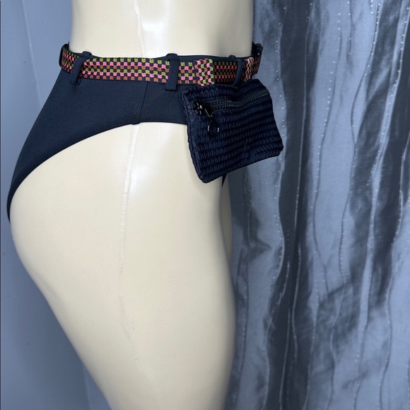 Nike Women’s Explore Waist Bikini Bottom Black Sz S - Picture 5 of 7